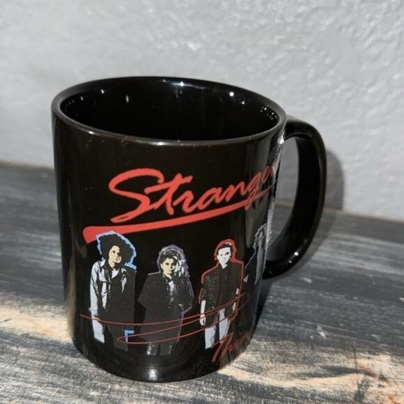 Stranger Things Official Netflix Black Ceramic Mug - Picture 2 of 5